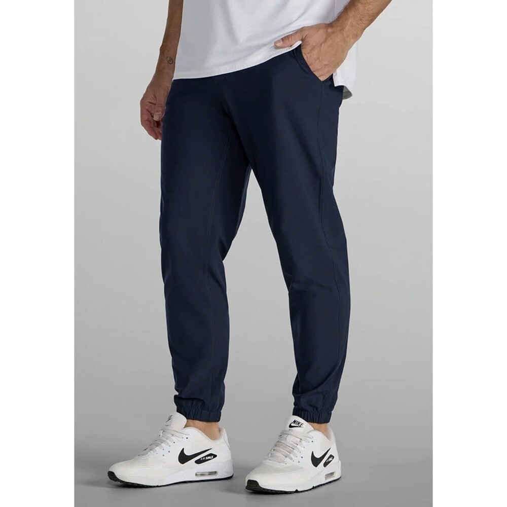 BYLT Basics Mens Ace Jogger Pants Navy Blue 32X29 Golf Performance Tech Tapered